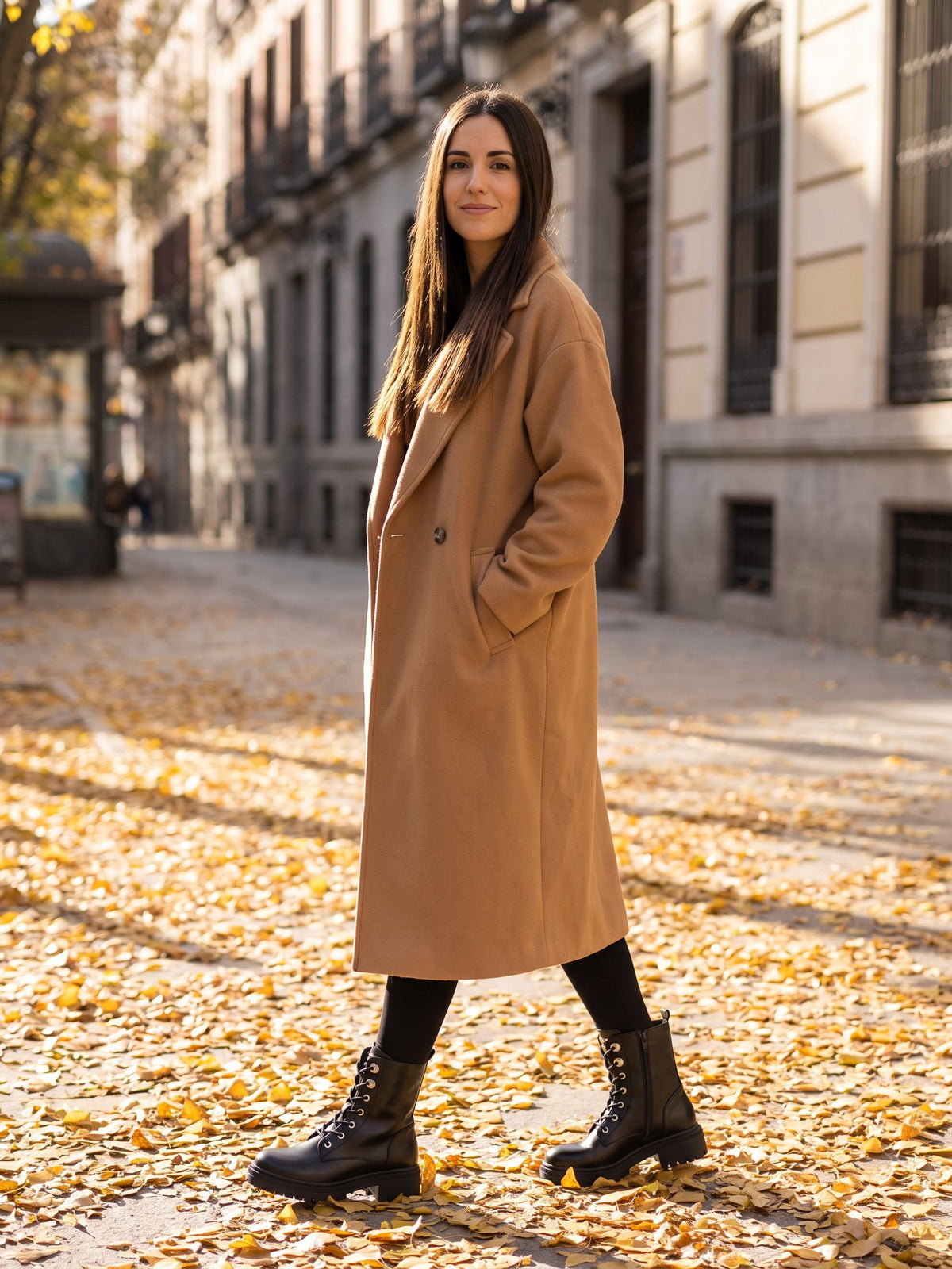 Pilar · Botas de cordones con suela gruesa