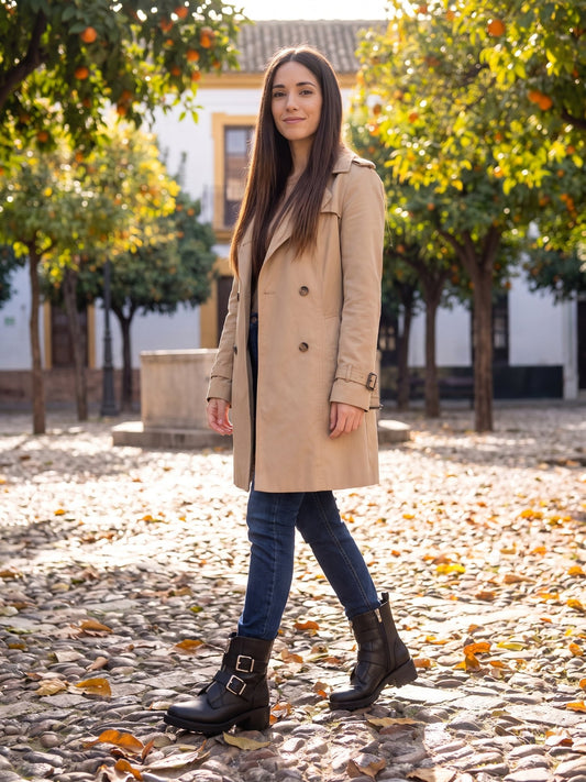 Lola · Botines con dos hebillas