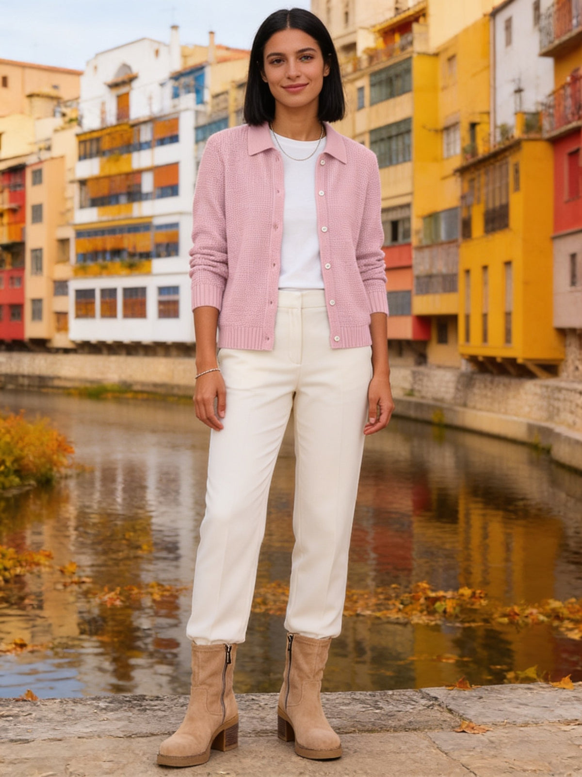 Naiara · Chaqueta de punto texturizada