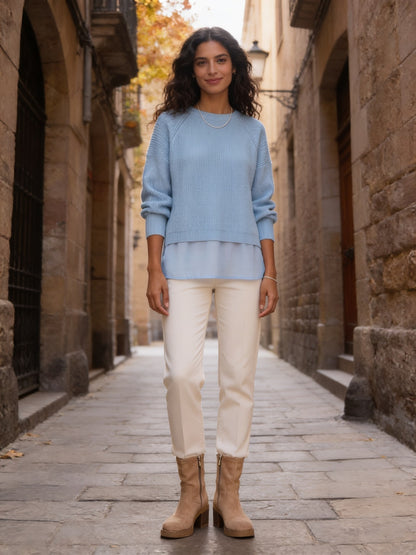 Alaia · Jersey efecto dos piezas