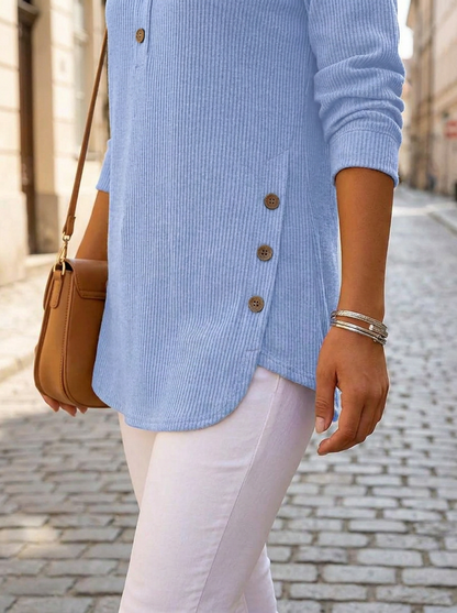 Nieves · Túnica Henley con botones